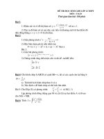 Đề thi HSG lớp 12 có đáp án đề 15