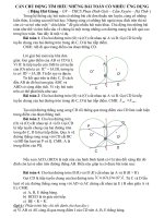Một bài toán HH9 có nhiều ứng dụng