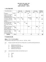 Noel 2008-Đề thi Lịch sử  HK1 lớp 9 kèm đáp án (Đề 06)