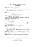 Đề thi HSG lớp 12 có đáp án đề 22