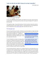 Chứng chỉ được cộng điểm