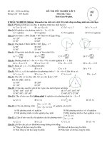 đề thi TN _ toán 9_ KT
