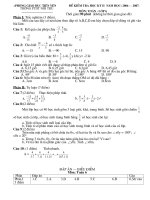 Đề KT HK II Toán 6