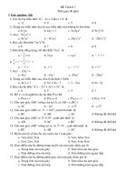 Kiểm tra Toán 7 học kỳ II