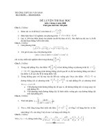 Đề luyện thi Đại học