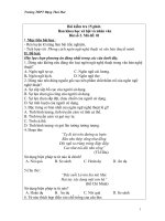 Đề kiểm tra 15 phút(ban KHXH&NV)