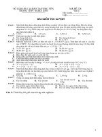 XK: KT 15 phut Chuong 3 lop 11 CB (de 4)