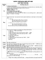 chương trình đại hội lien đội ( Hay)