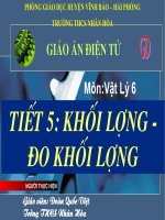 Giáo án Vật Lý 6-Tiết 5