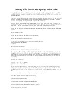 Hướng dẫn Ôn thi TNTHPT 2008