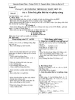 Giáo án Đại số 8 (tuần 27 đến 35)