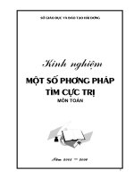 mot số pp tìm cực trị