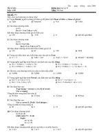 Đề KTHK II tin 11 (TN) Đề 1