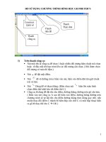 HD sử dụng trương trình vẽ hình học Geometer
