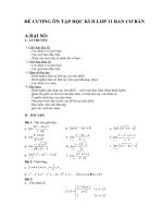 Ôn tập kì 2 ban CB