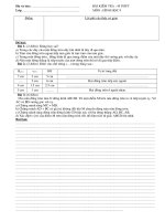 Đề kểm tra hình học 9 chương II