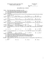 XK: KT 15 phut lop 11 CB - Quang (de 4)
