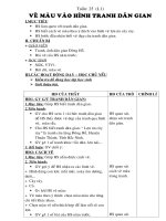 VE MAU TRANH DAN GIAN L1