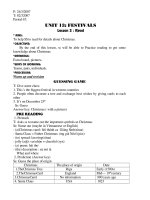 Giáo án Tiếng Anh 8 (Unit13-Unit16)