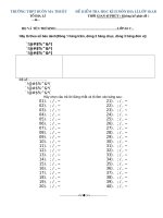 DE KH KH II  CAC LOP CAC NAM