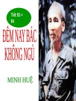 Dem nay Bac khong ngu - Thi GVG