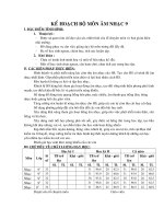 âm nhạc 9 từ tuần 1 đến tuần 10