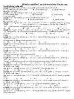 TN Lăng trụ, hình hôp.lâp phuog, nón cụt