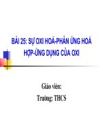 Sự O xi hóa