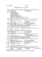 de kiem tra so 4 lop 11 nang cao