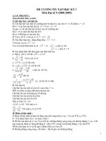 de cương on tap dai 9 moi nhat