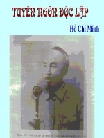 Tuyên ngôn độc lập