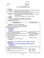 GIÁO ÁN HH 8 CHƯƠNG I