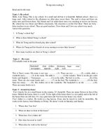 Ôn tập môn reading 6 cả năm