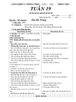 giáo án lớp 3 tuần 19