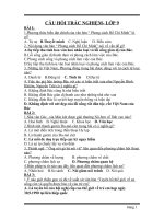 Trắc nghiệm Văn 9 năm 2008-2009 có đáp án