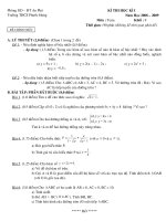 đề thi hkI toán 9