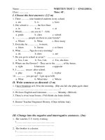 English test 2, 45''