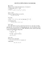 CHUYÊN LÊ HỒNG PHONG