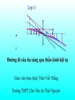 Ảnh của vật qua TK hội tụ