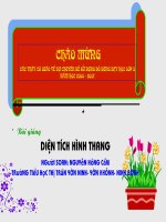 dien tích hình thang