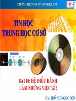 Tin học 6: Bài 10
