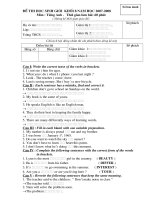 De va dap an thi hoc sinh gioi