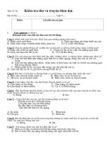 kiểm tra thơ và truyện hiện đại