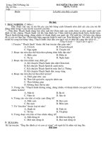 KIỂM TRA HKI VĂN 6.NĂM HỌC 08-09