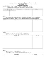 Đề thi chọn học sinh giải giải toán bằng máy tính cầm tay