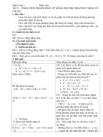 Phương pháp đặt nhân tử chung