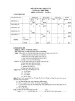 Noel 2008-Đề thi Lịch sử  HK1 lớp 9 kèm đáp án (Đề 15)