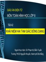 Tam giac dong dang