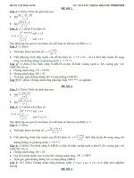 10 ĐỀ ÔN THI HỌC KÌ II LỚP 11