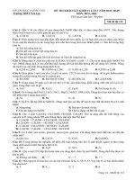 Đề thi thử đại học lần 3